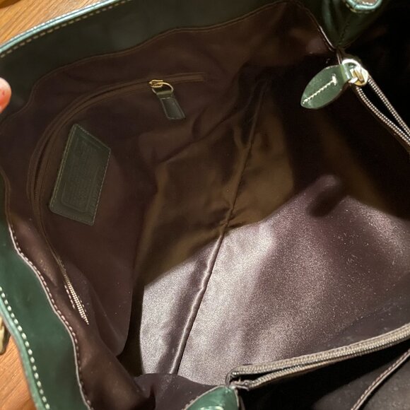 Coach Penelope Signature Large Tote F15534 in Forest Green - Picture 5 of 5